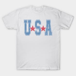 USA T Shirt Women Men Patriotic American Flag 4th of July T-Shirt